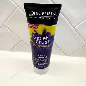 NEW! John Frieda Violet Crush Purple Shampoo for Brighter Blondes 6 fl. oz.